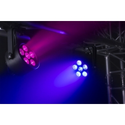 Reflektor PAR LED RGBWA UV 6x 12W BeamZ BAC302
